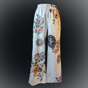 Floral Print Elasticated Palazzo pants - Size S